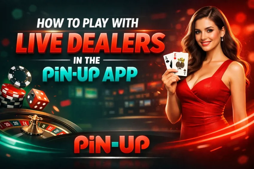 Play with Live Dealers in the PinUp App